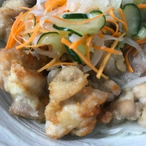 簡単ヘルシー(^^)鶏もも肉の野菜南蛮漬け♪